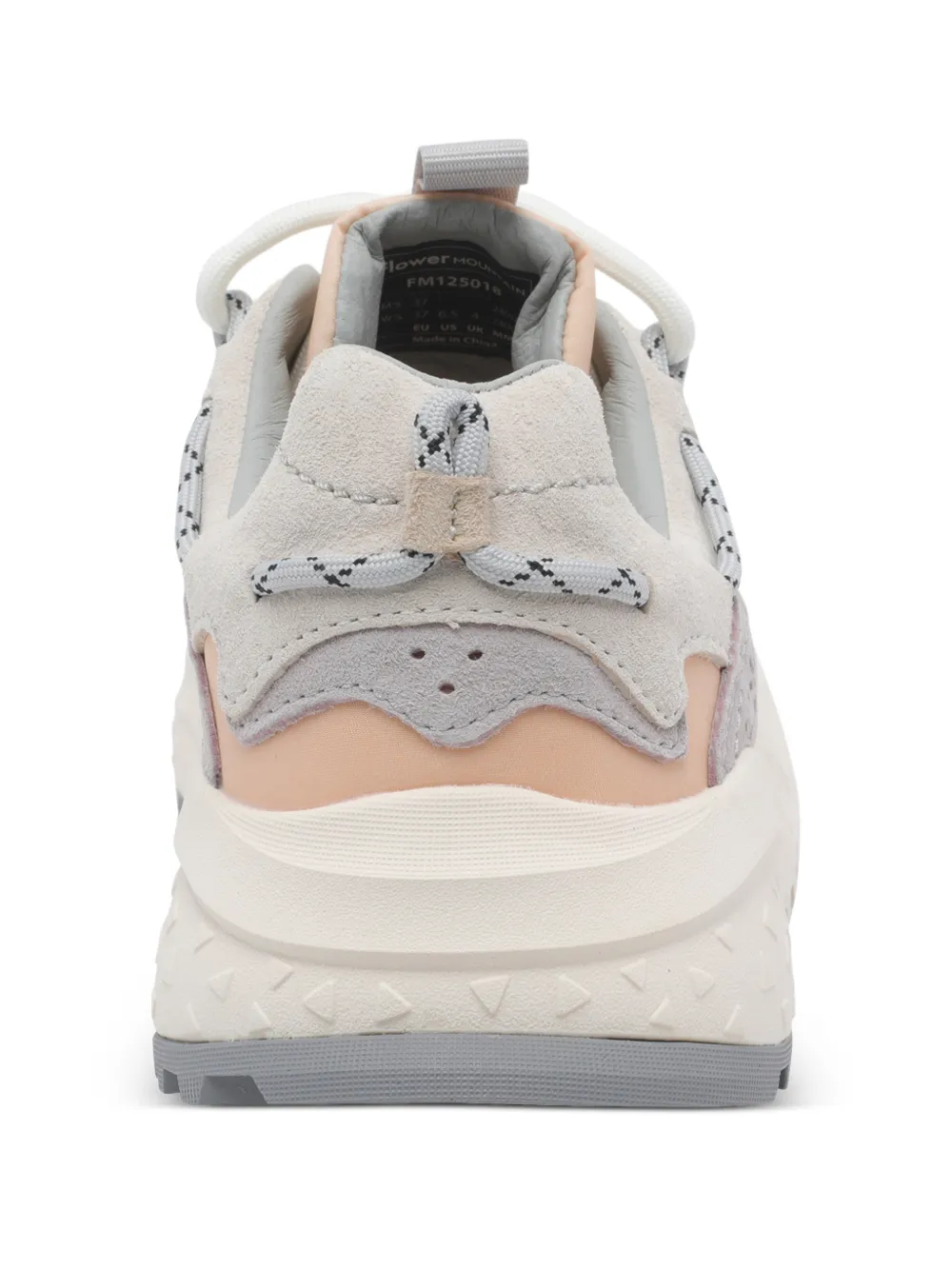 FLOWER MOUNTAIN Yamabushi round-toe sneakers Beige