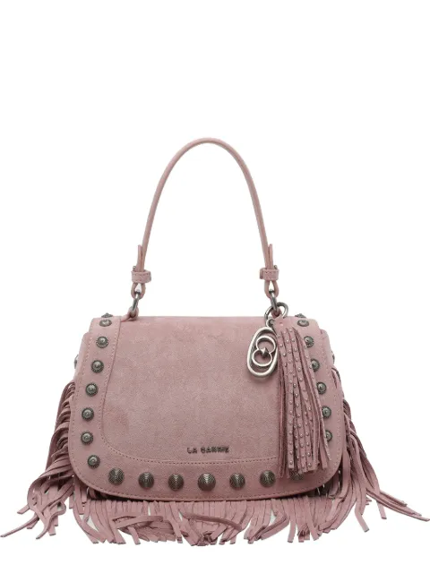 La Carrie Aztec fringe suede shoulder bag