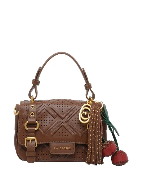 La Carrie small Atena Labyrinth leather tote bag