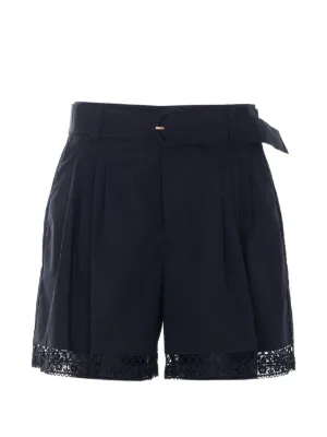 Elisabetta Franchi ボタン ショートパンツ | ブラック | FARFETCH JP