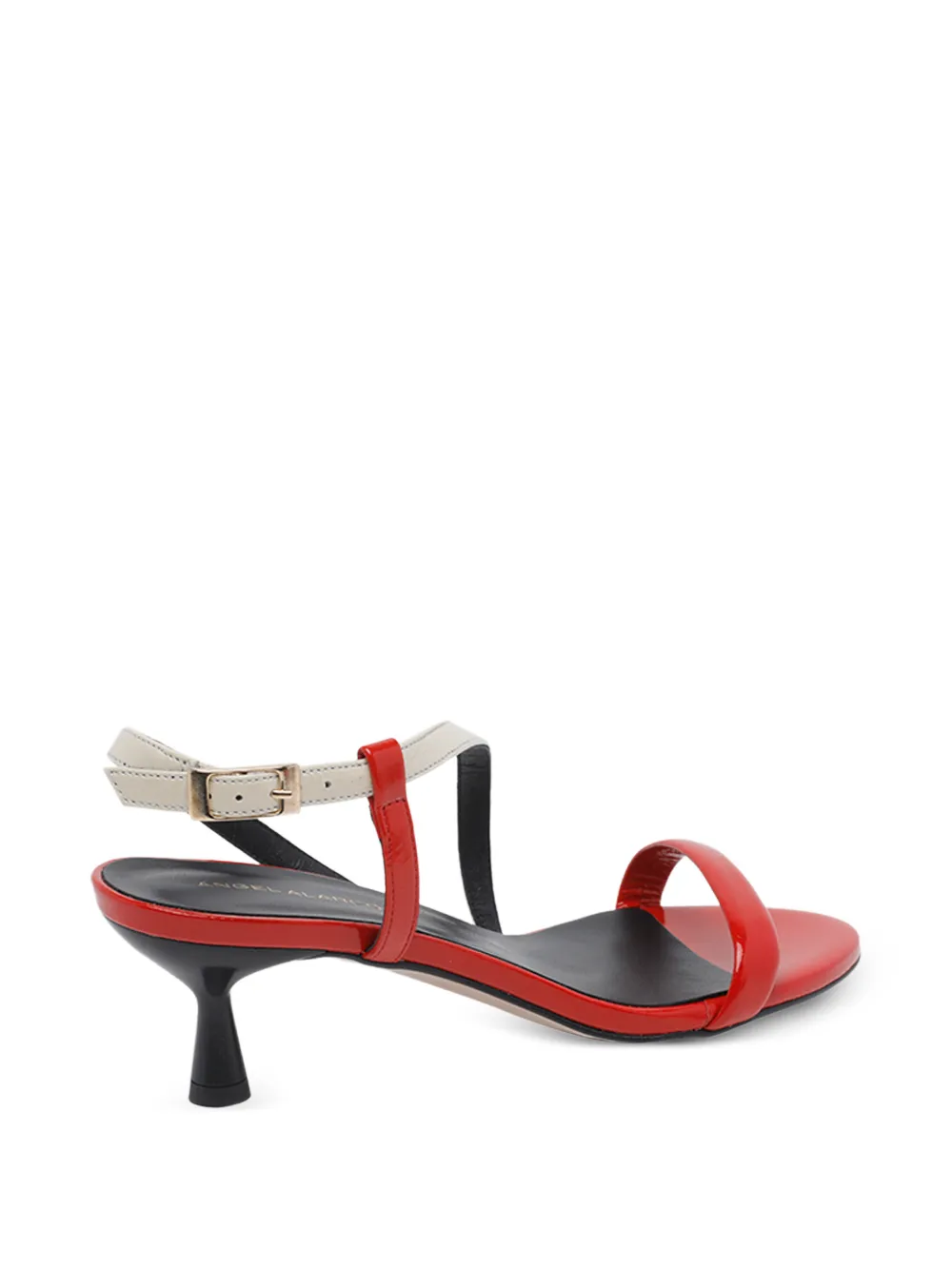 ANGEL ALARCON Slingback pumps met ronde neus Rood
