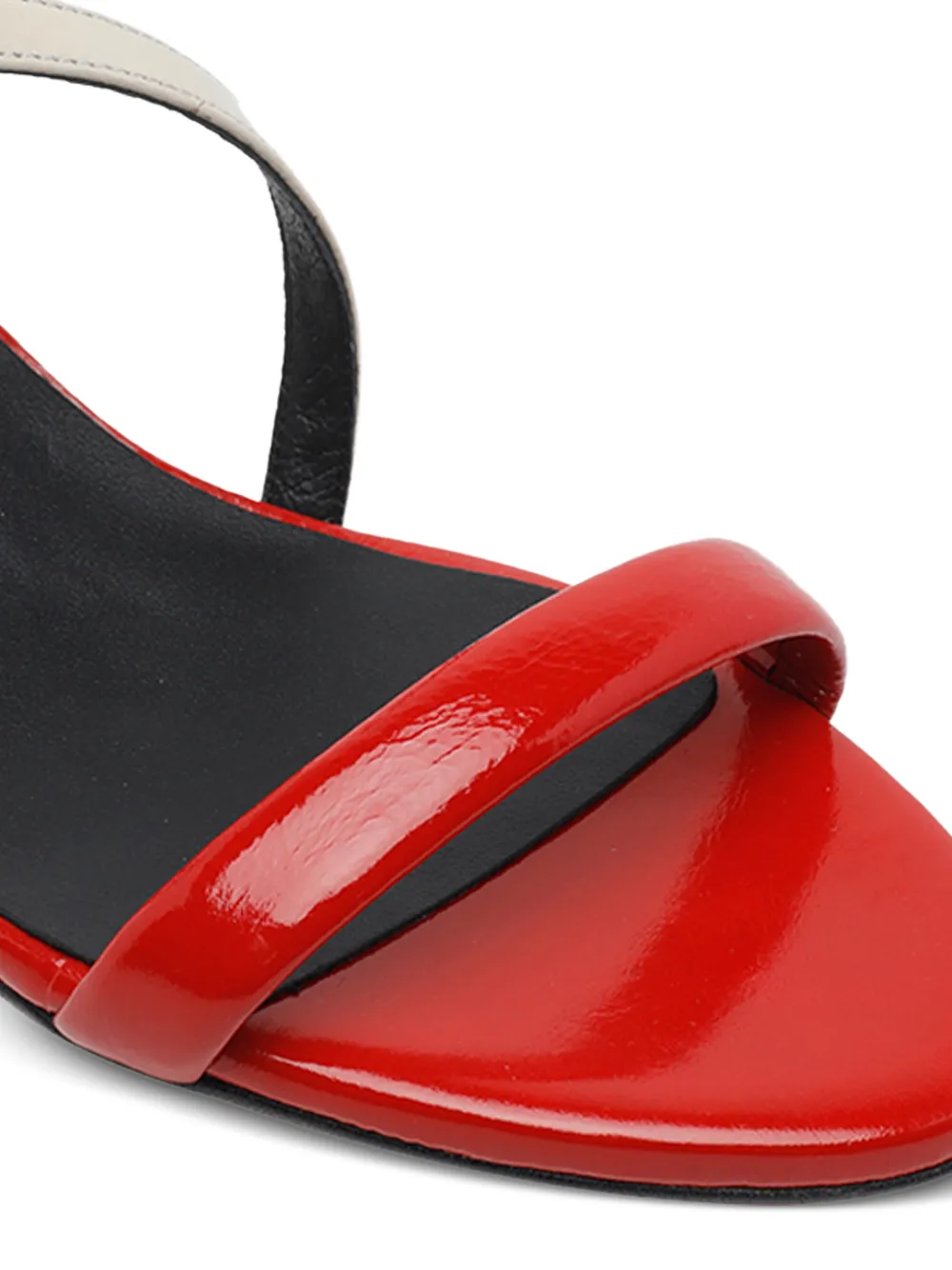 ANGEL ALARCON Slingback pumps met ronde neus Rood
