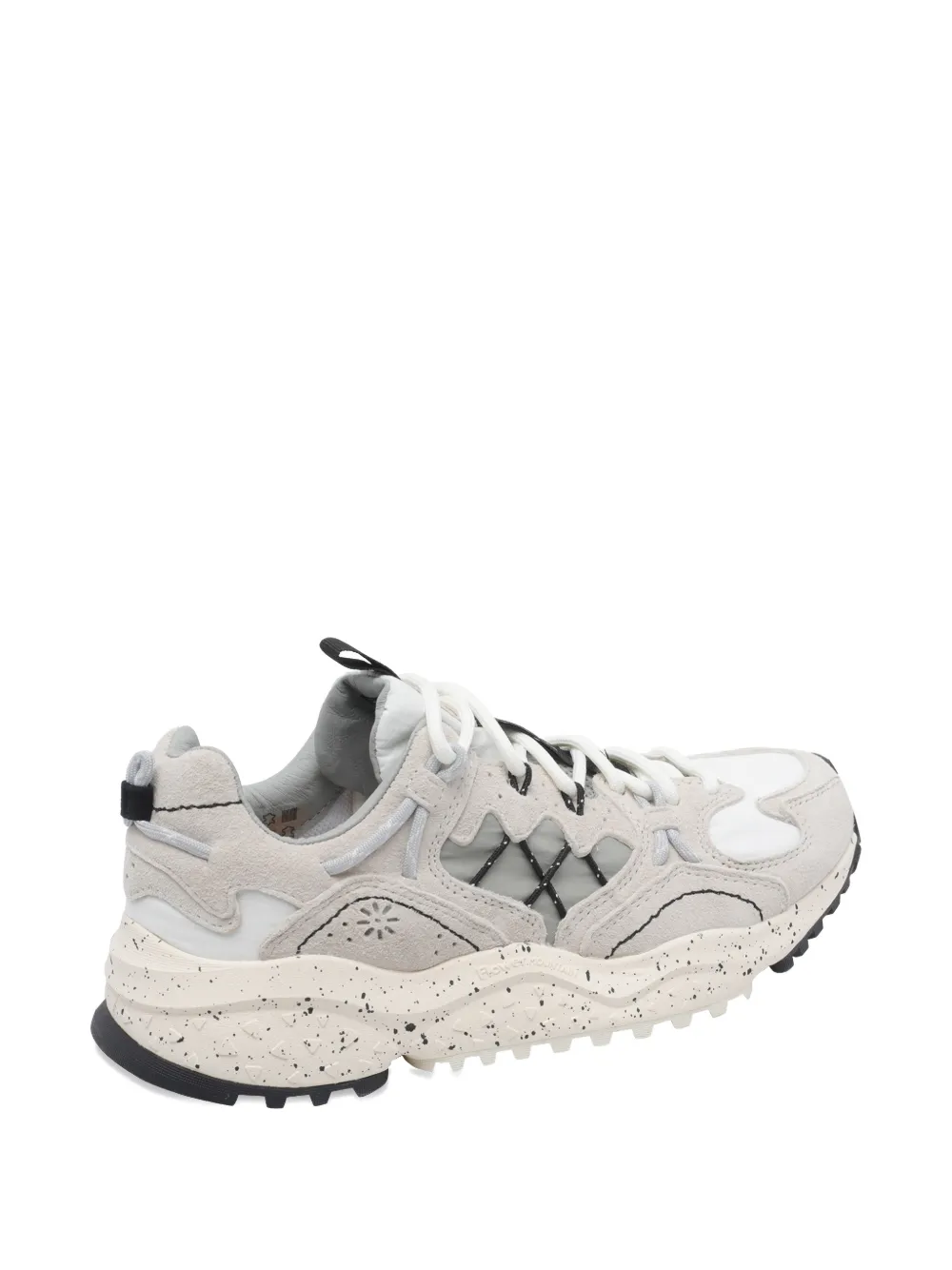 FLOWER MOUNTAIN Yamabushi round toe suede sneakers Grijs