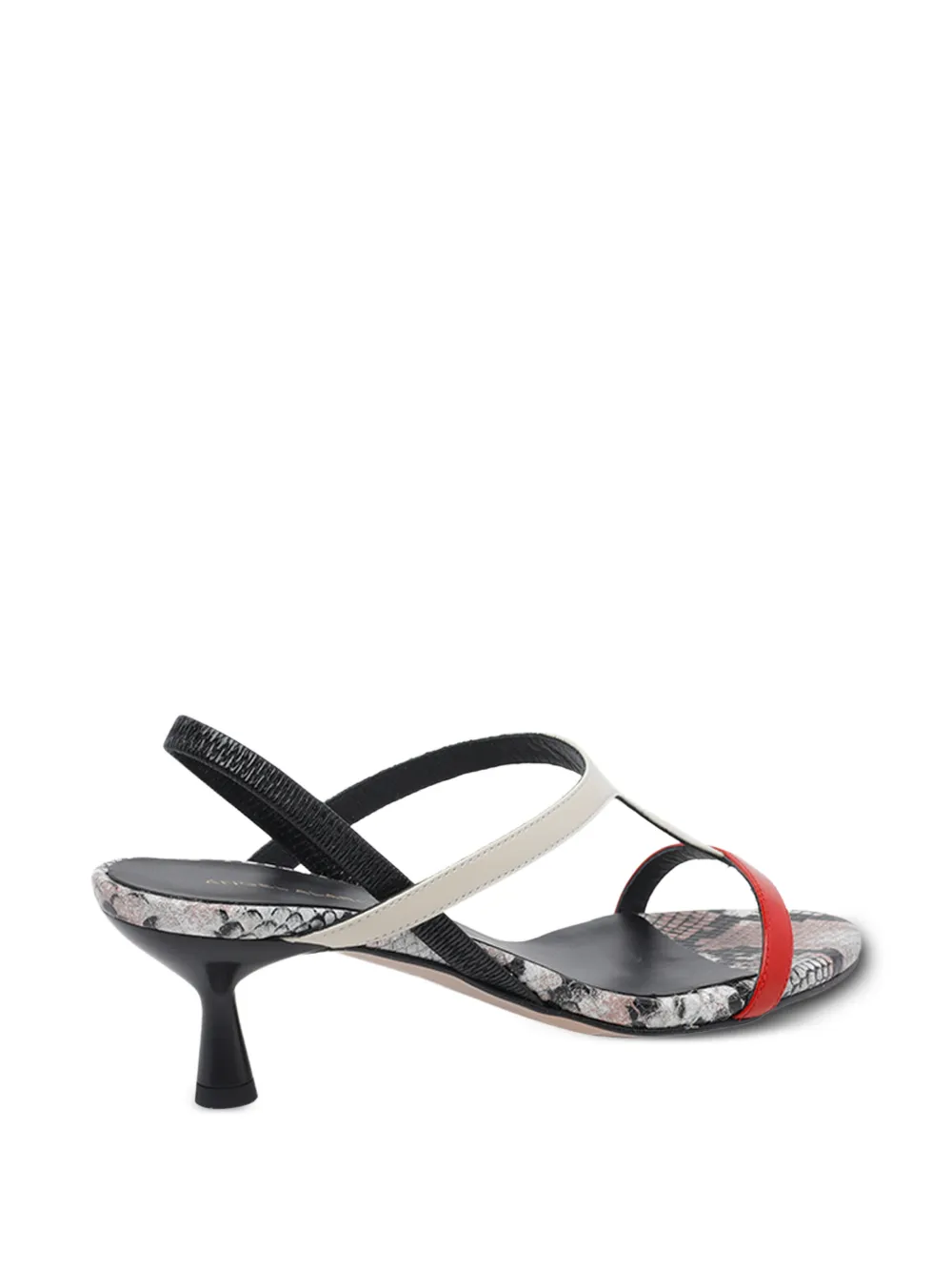 ANGEL ALARCON Slingback sandalen met ronde neus Beige