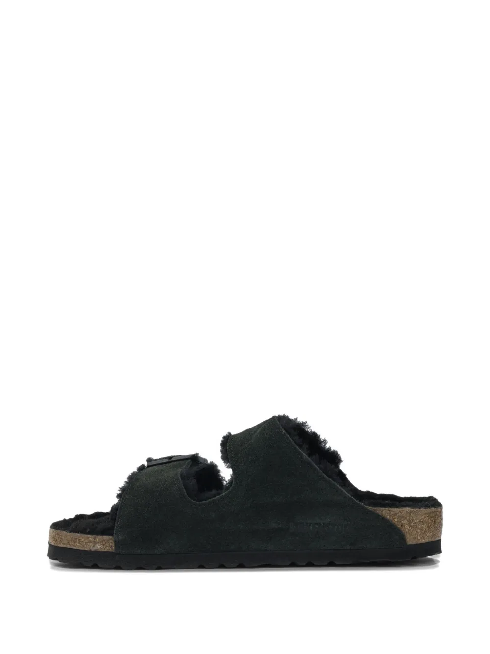 Birkenstock Arizona shearling sandals Groen