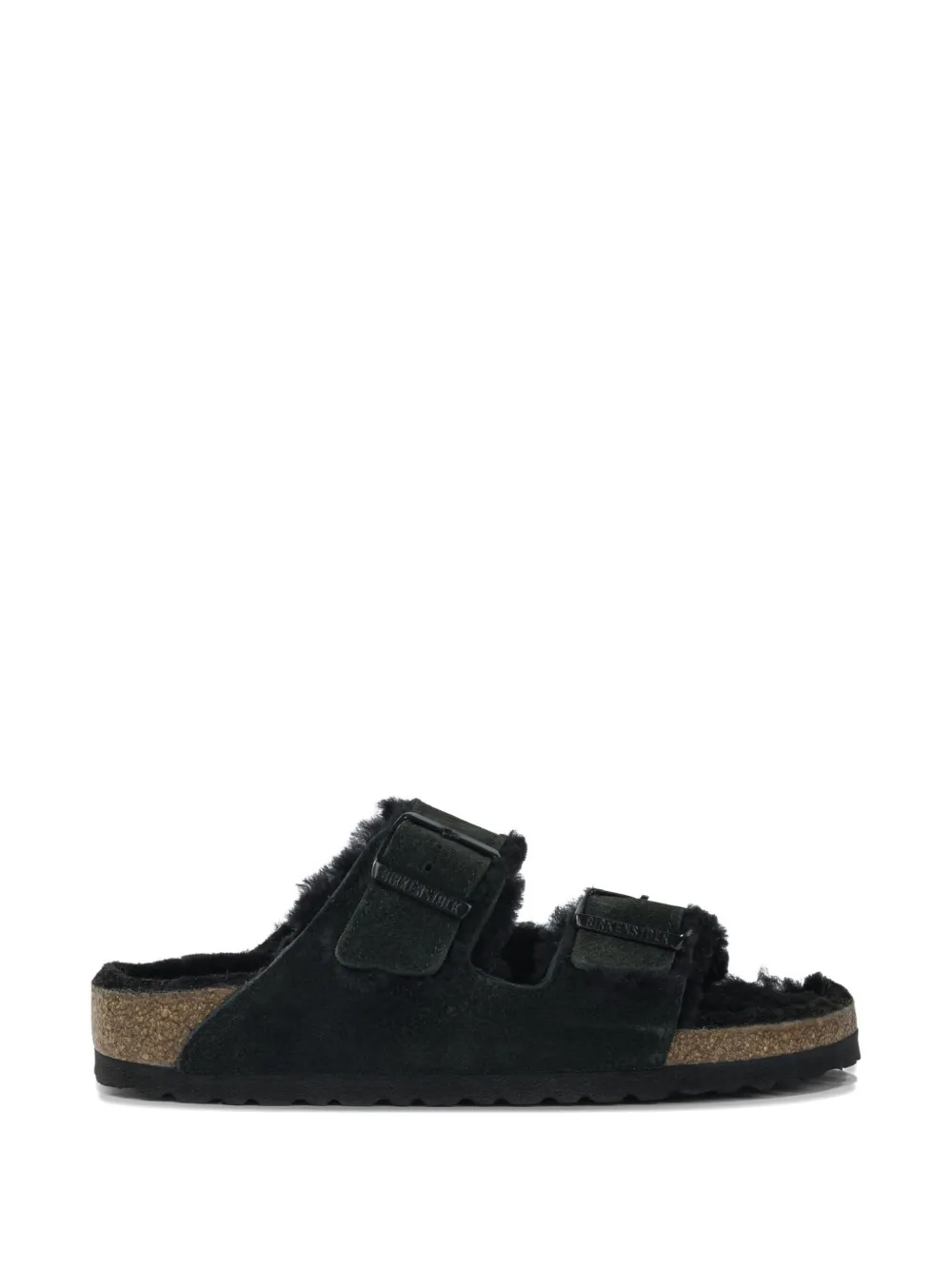 Birkenstock Arizona shearling sandals Groen