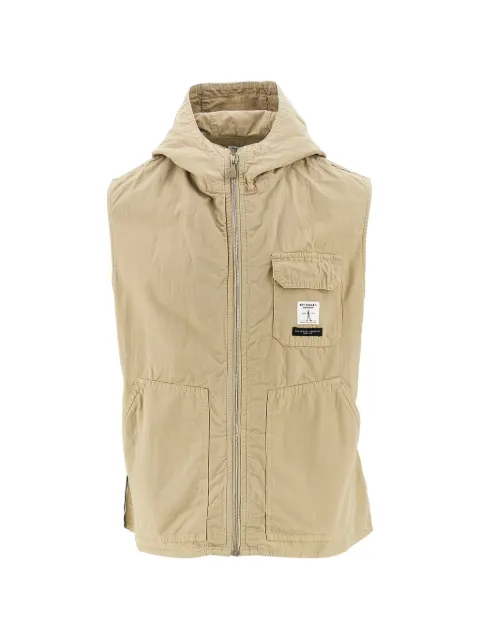 Roy Rogers hooded zip-fastening vest