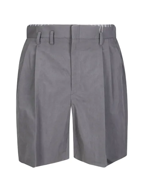 Maison Margiela pleated four-stitch shorts