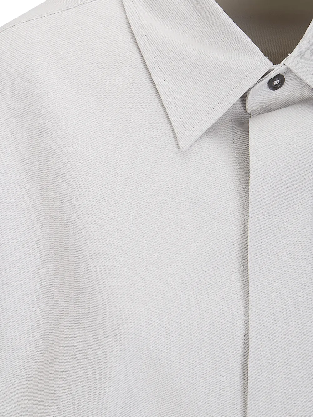 Sofie D'hoore Blouse met korte mouwen en verborgen sluiting Grijs