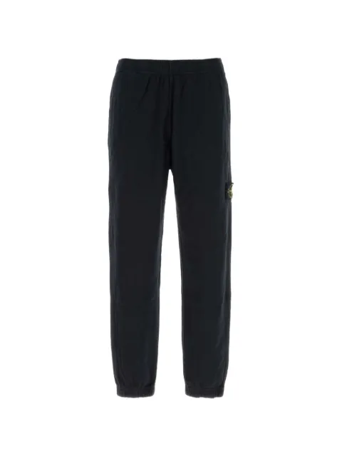 Stone Island Calça de moletom com patch de logo