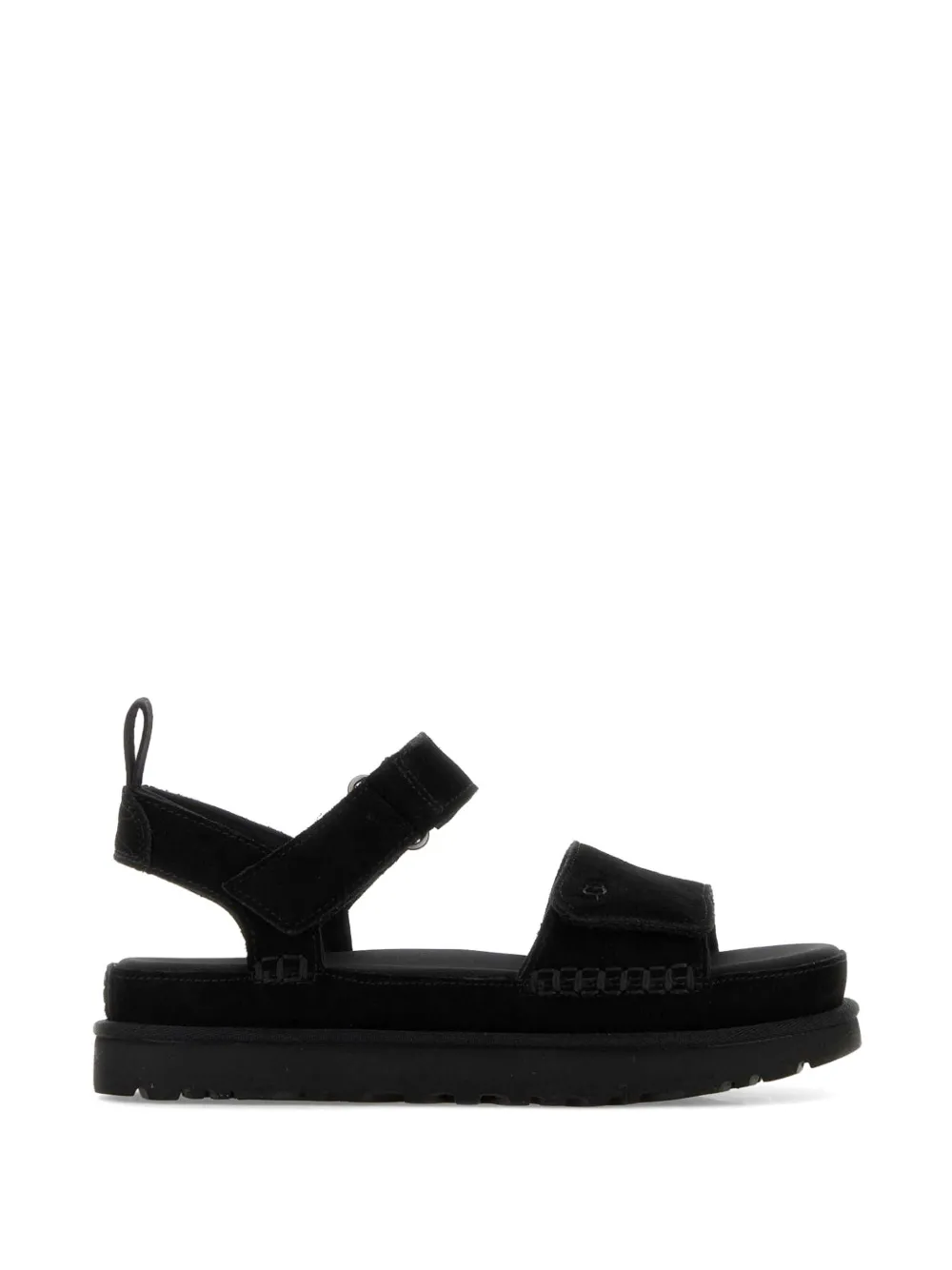 UGG Black suede Goldenstar sandals - Nero