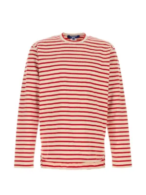 Gosha Rubchinskiy Striped long-sleeve T-shirt | Blue | FARFETCH HK