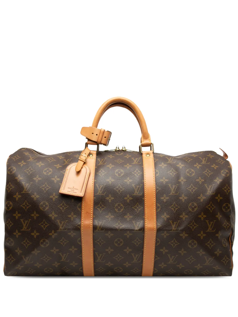 Louis Vuitton Pre-Owned Borsa da viaggio Keepall 50 con monogramma 1995 - Marrone