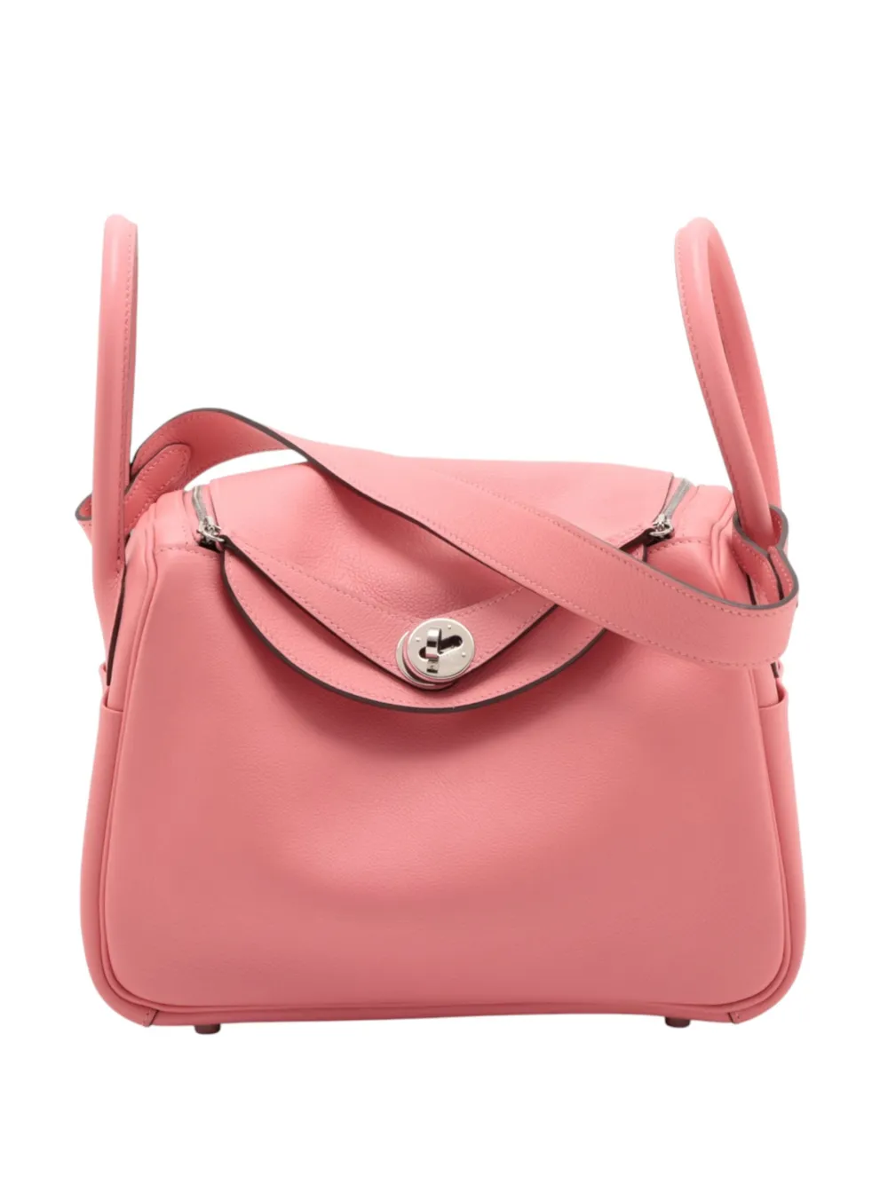 Hermès Pre-Owned 2017 Evercolor Lindy 26 satchel - Rosa