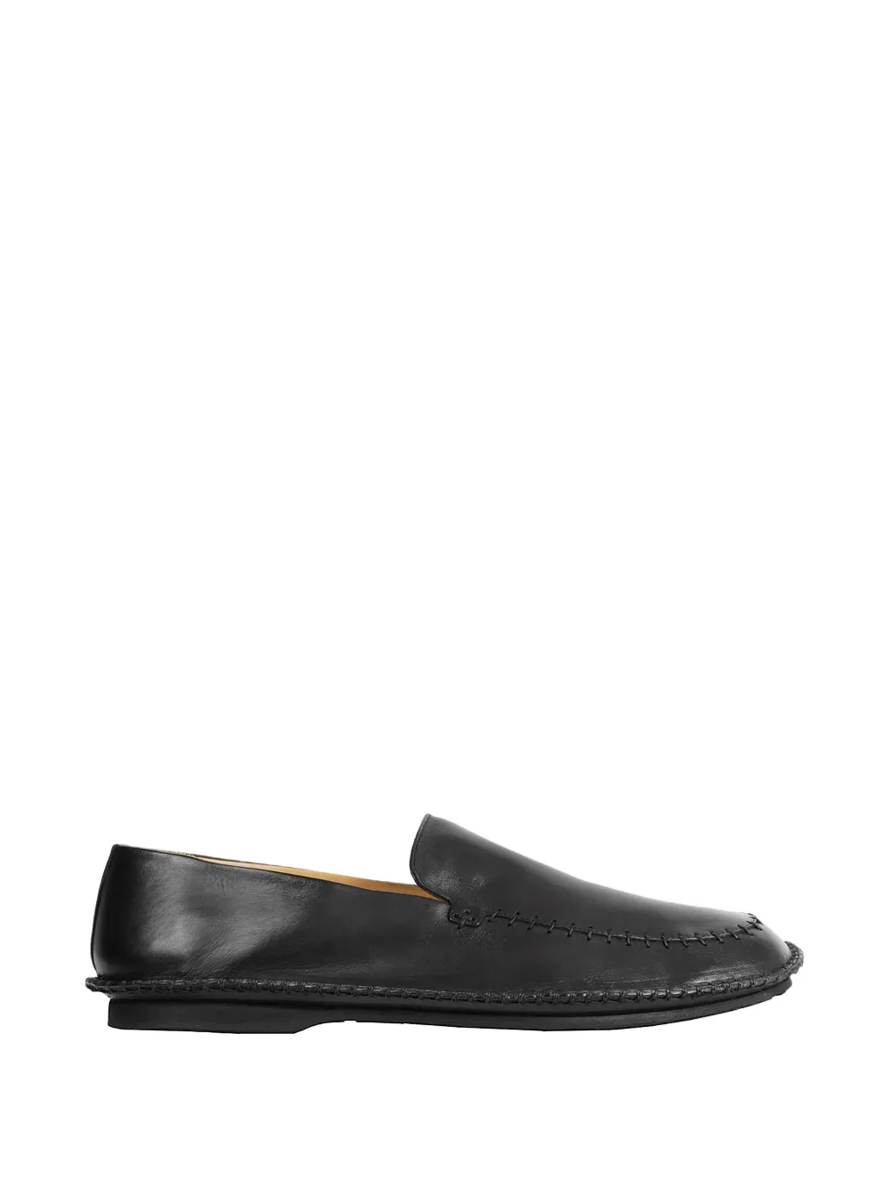 Premiata structured leather loafers - Schwarz