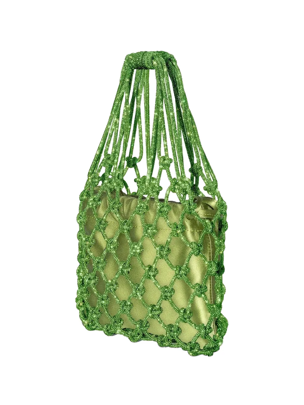 Hibourama Carrie knot-detail shoulder bag - Verde