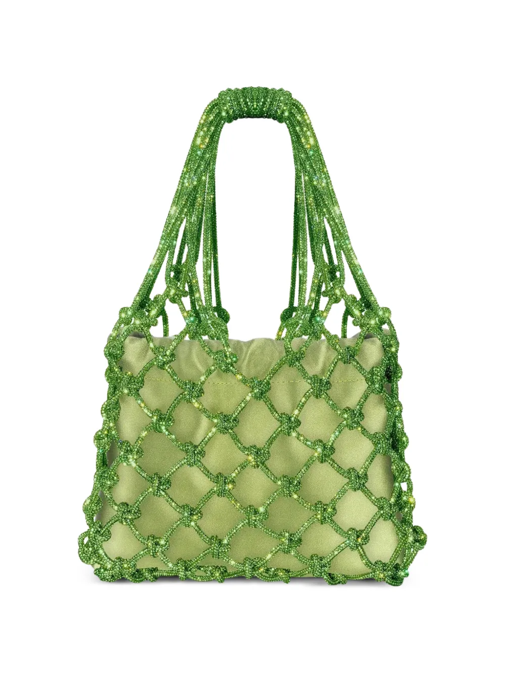 Hibourama Carrie knot-detail shoulder bag - Verde
