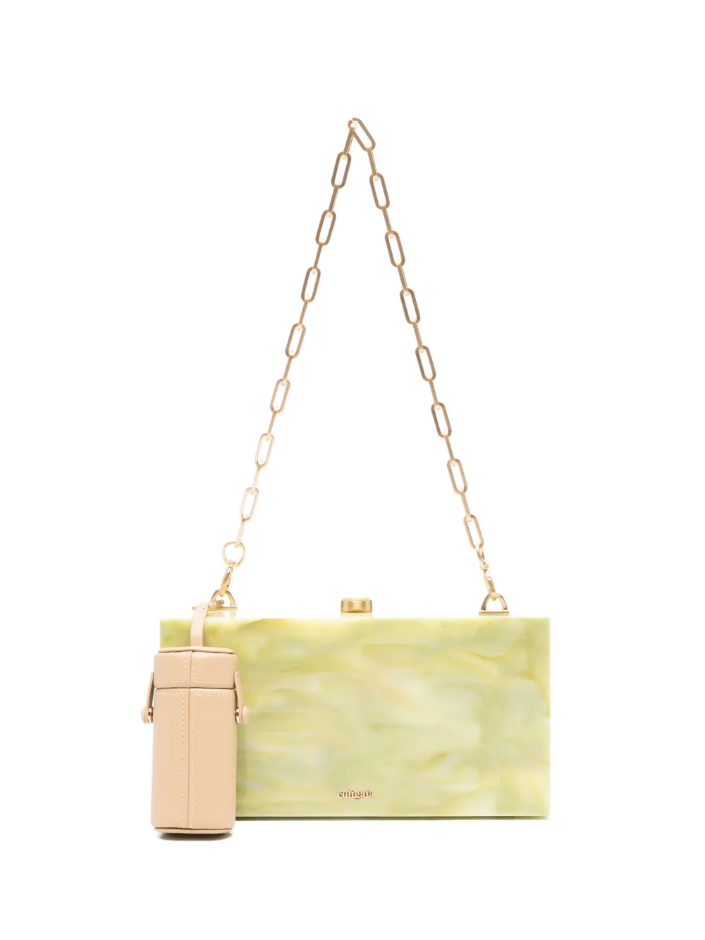 Cult Gaia The Backgammon clutch bag - Verde