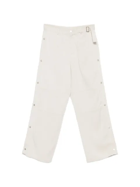 Carrer Knox press-stud wide-leg trousers