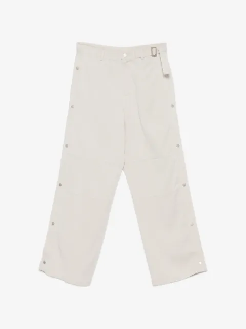 Carrer Knox press-stud wide-leg trousers