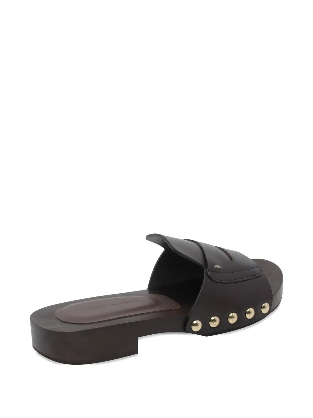 ANGEL ALARCON Sandalen met ronde neus en studs Bruin