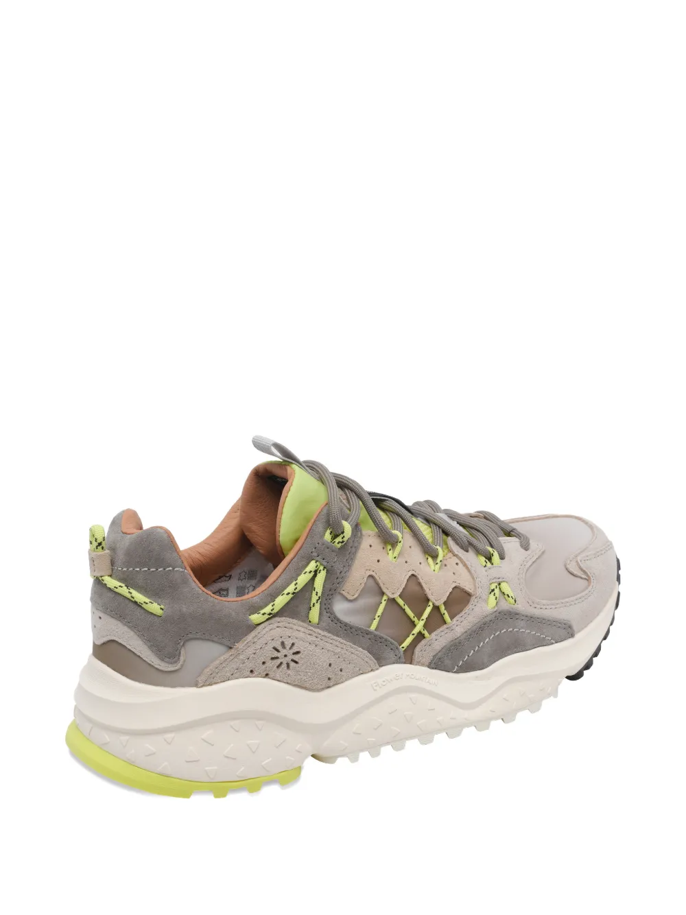FLOWER MOUNTAIN Yamabushi suede sneakers Beige
