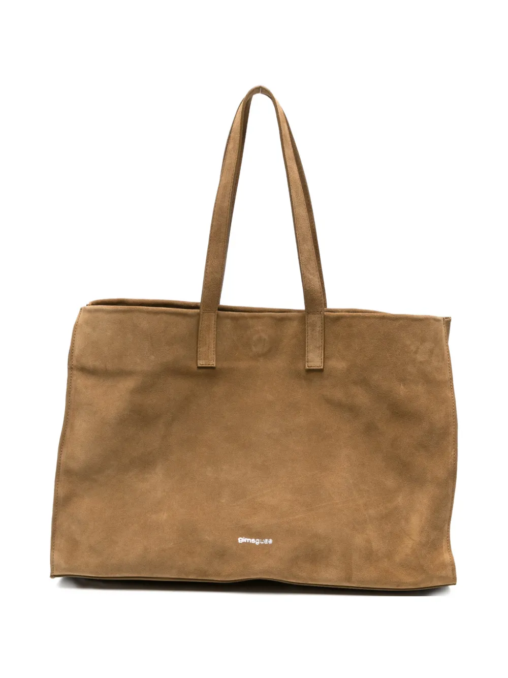 Gimaguas suede tote bag - Marrone