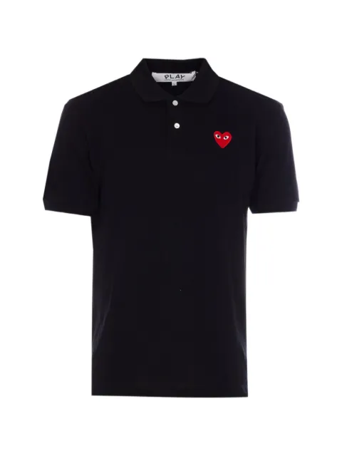 Comme Des Garçons Play logo-patch polo shirt