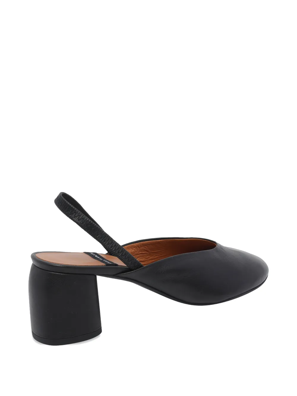 ANGEL ALARCON Slingback pumps met ronde neus Zwart