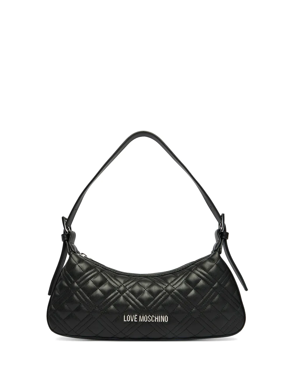 Love Moschino logo-detail quilted bag - Nero