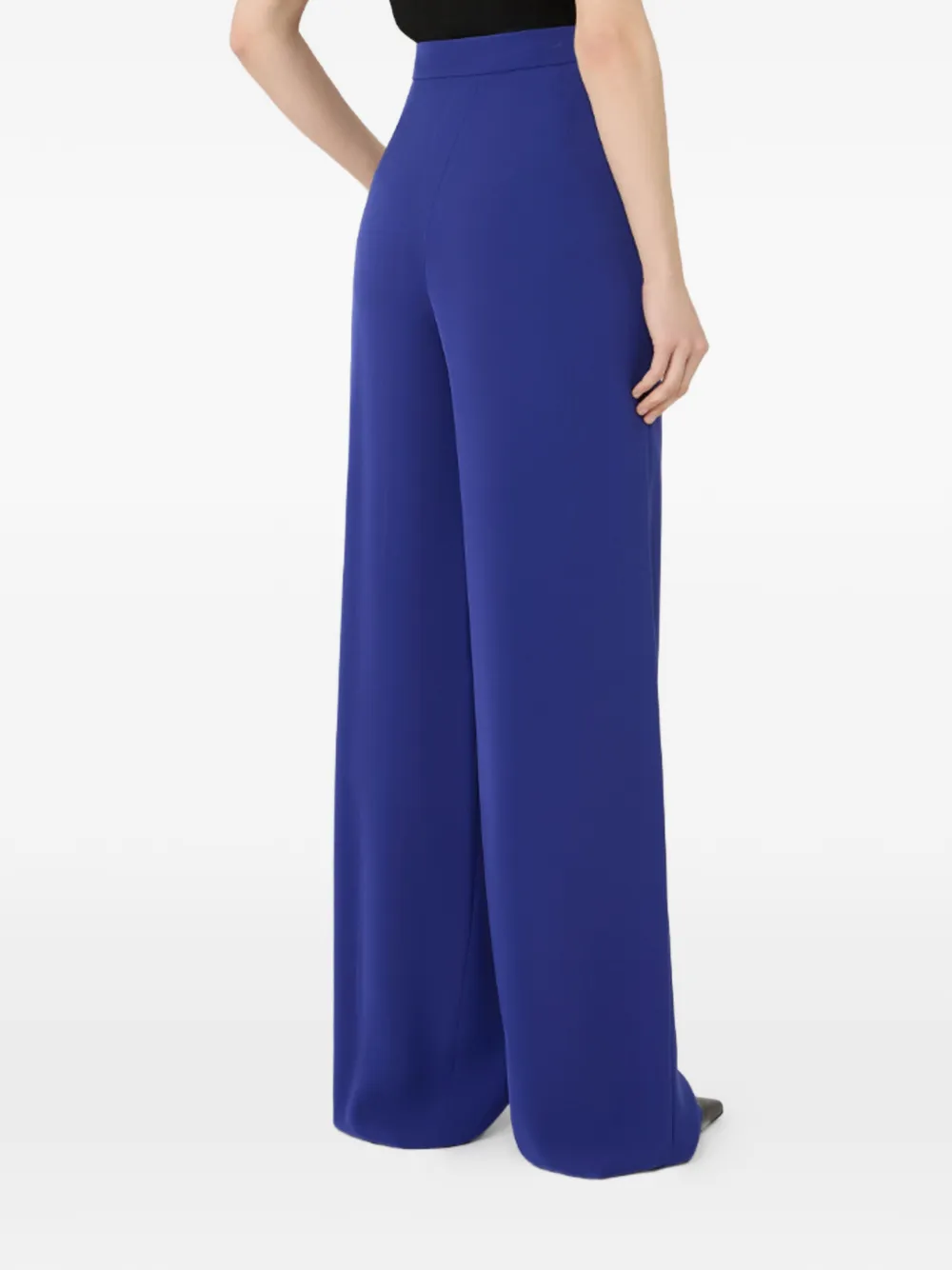 Weekend Max Mara High waist plooibroek Blauw