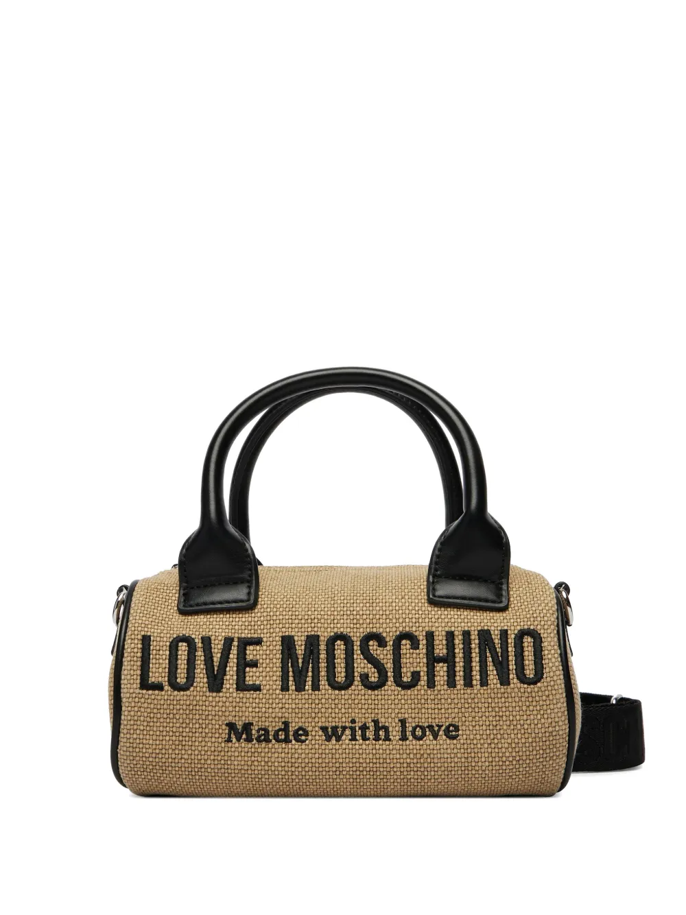 Love Moschino logo-detail top-handles tote bag - Toni neutri