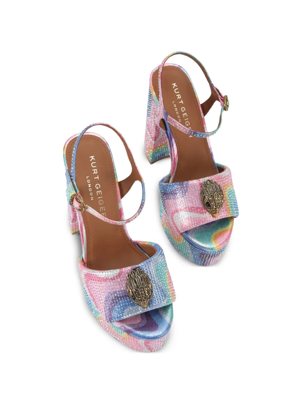 Kurt Geiger London Kensington sandalen met hak Roze