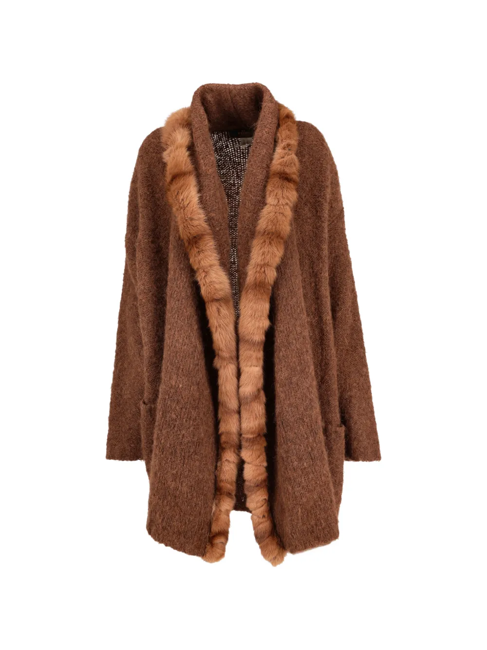 Pre-owned Fendi Wool Coat In Brown