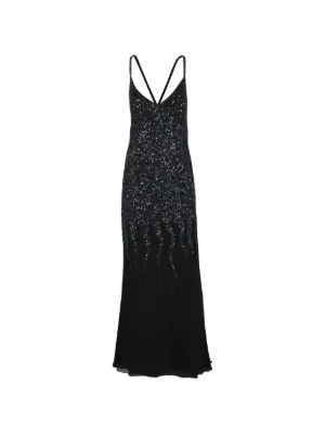 black glitter dress amazon Solid Sequin Sweetheart Neckline Show Choir Dress Blues