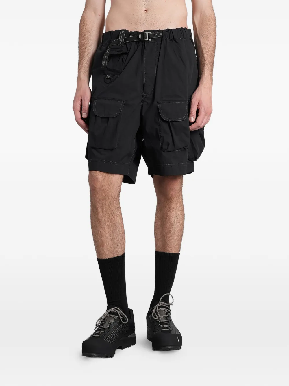 and Wander multi-pocket cargo shorts - Nero