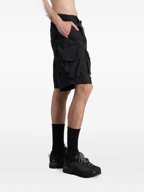 And Wander multi-pocket Cargo Shorts | Black | FARFETCH JO