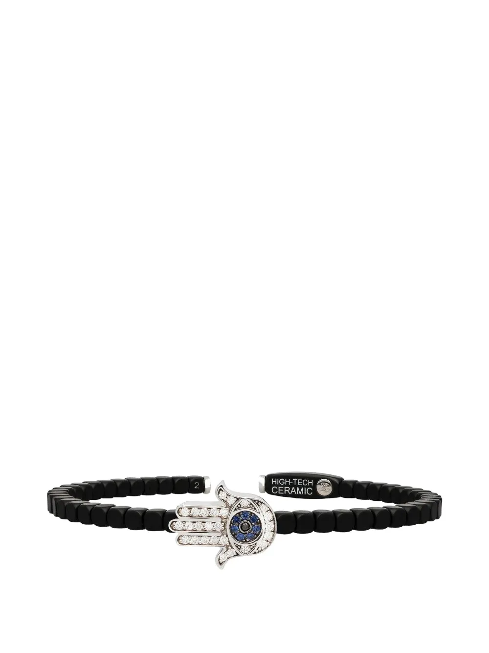 Roberto Demeglio hand diamond and sapphire bracelet - Argento