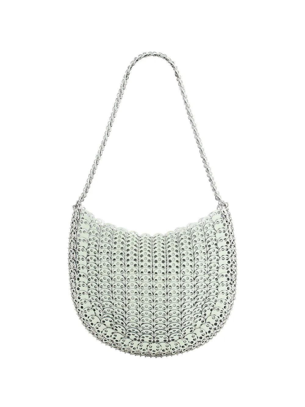 Rabanne chain-strap shoulder bag - Verde