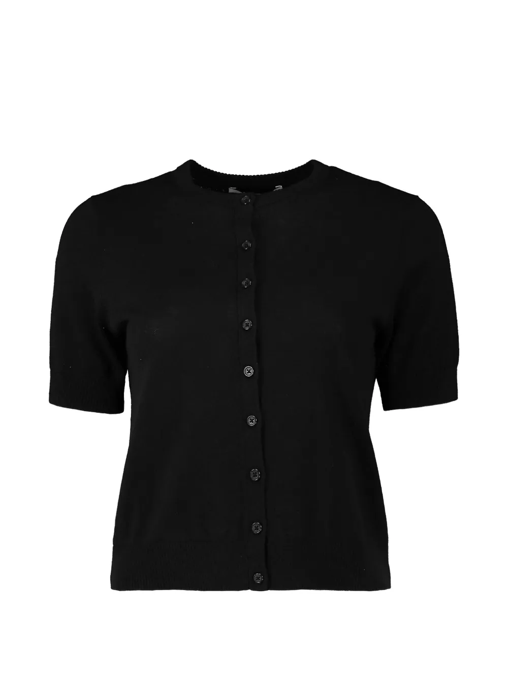 La Ligne Alex short-sleeved cardigan - Nero
