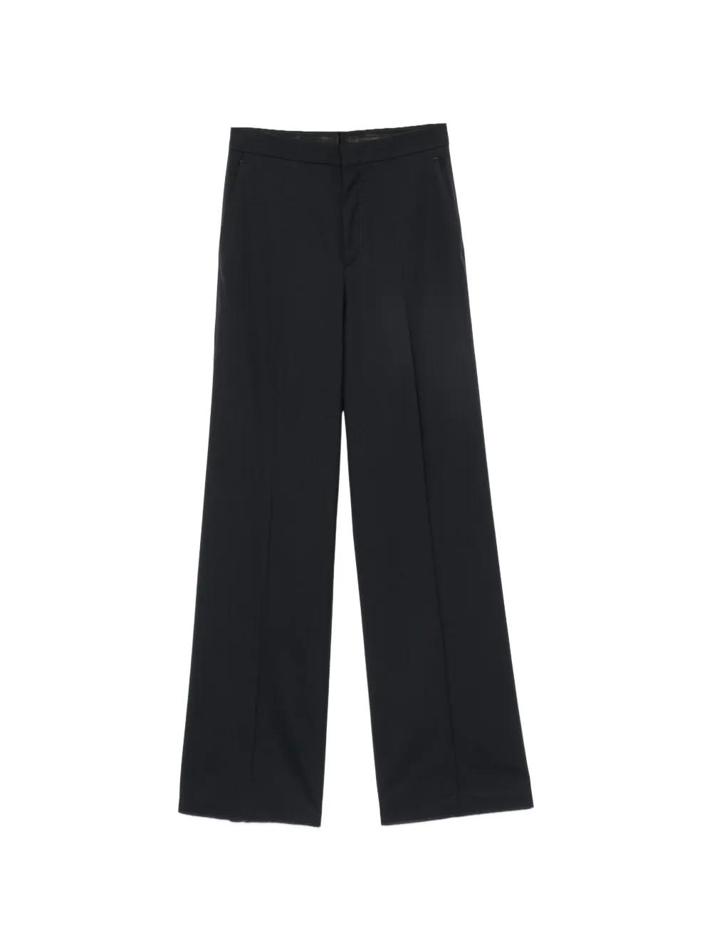 Tagliatore pressed-crease wide-leg trousers - Blu