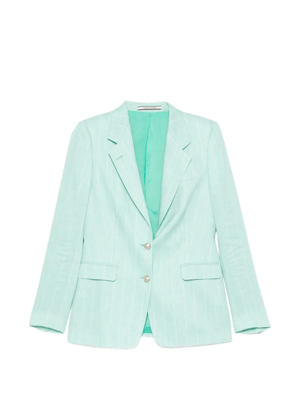 Tagliatore J-Parigi12B pinstripe-pattern long-sleeve blazer - Verde