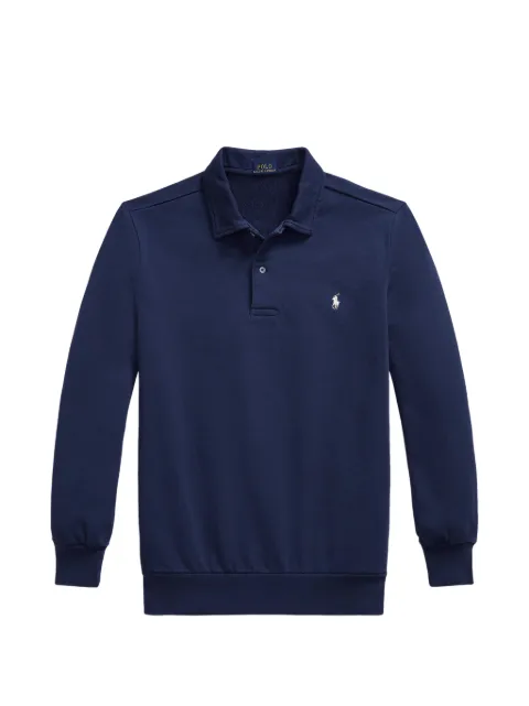 Polo Ralph Lauren loopback fleece collared sweatshirt