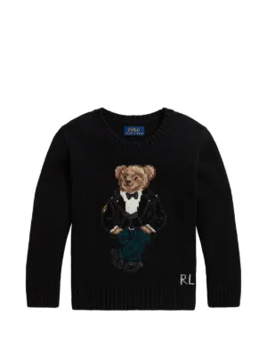 POLO RALPH LAUREN KIDS テディベア セーター | ブルー | FARFETCH JP
