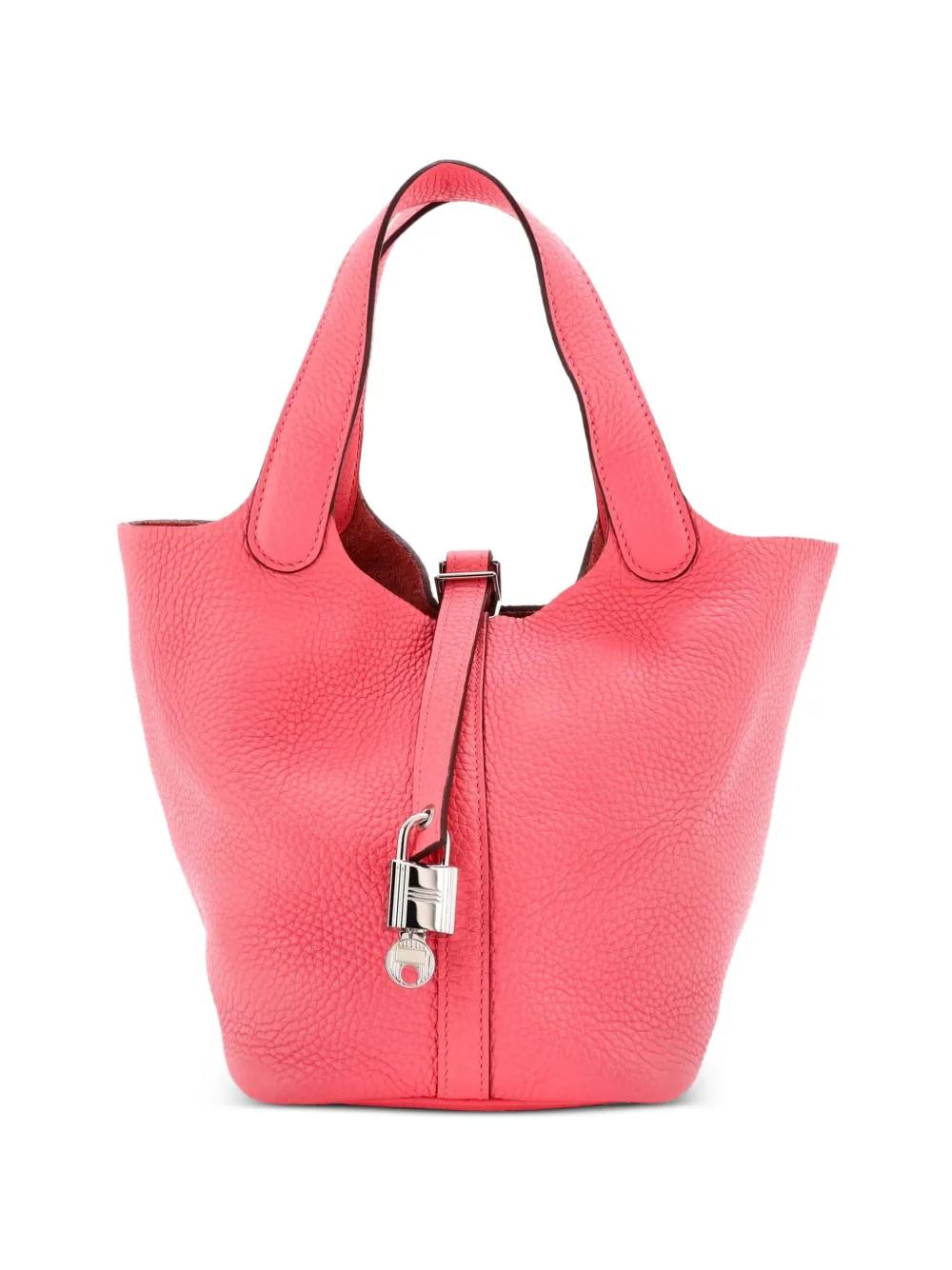 Hermès Pre-Owned Picotin Lock Bag Clemence PM bucket bag - Rosa