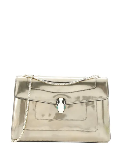 Bvlgari Pre-Owned Serpenti Forever Patent Medium shoulder bag