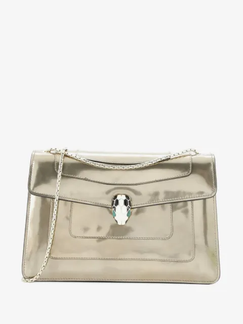 Bvlgari Pre-Owned Serpenti Forever Patent Medium shoulder bag