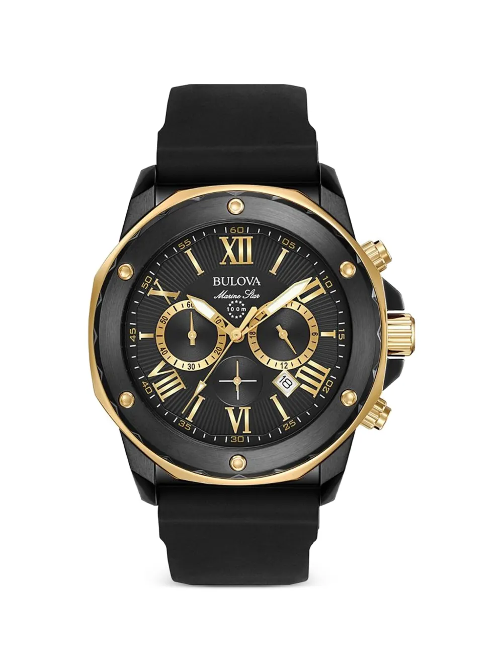 Bulova Marine Star 40mm watch - Nero