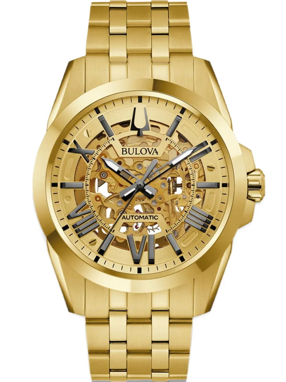 Bulova Sutton 43mm skeleton watch - Oro