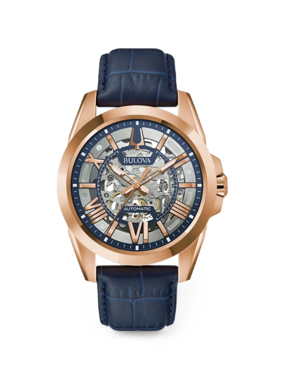 Bulova Sutton con quadrante scheletrato 42mm - Blu